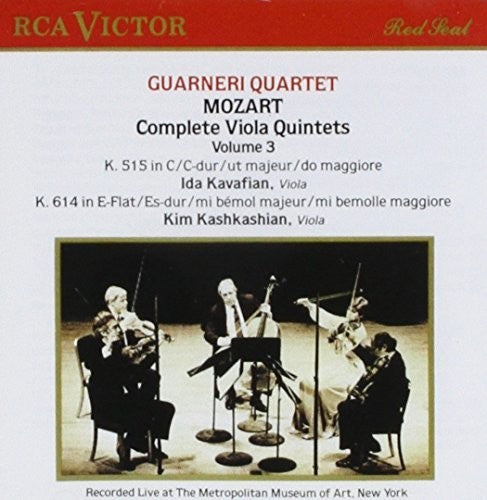 Mozart: Complete Viola Quintets Vol 3 / Guarneri Quartet