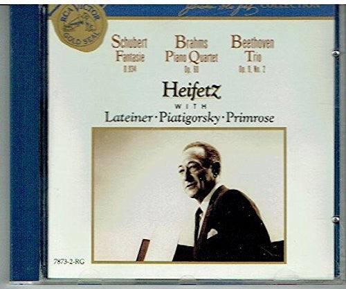 Schubert: Fantasie;  Brahms, Beethoven / Jascha Heifetz