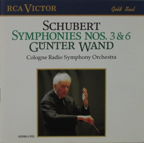 Schubert: Symphonies Nos 3 & 6 / Wand, Cologne Radio Orch