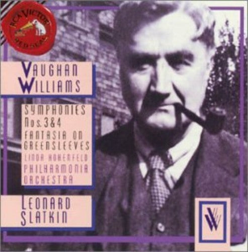 Vaughan Williams: Symphonies 3 & 4, Greensleeves / Slatkin