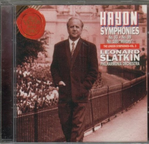 Haydn: London Symphonies Vol 3 / Slatkin, Philharmonia
