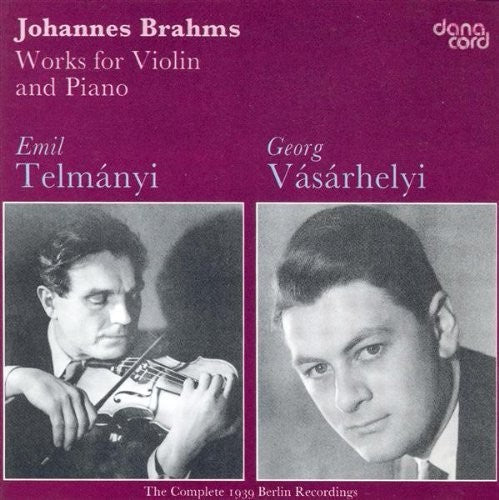 Brahms: Works for Violin & Piano