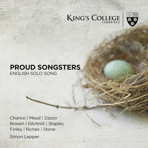 PROUD SONGSTERS: ENGLISH SOLO SONG