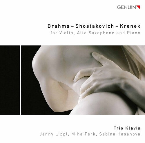 Brahms,  Shostakovich & Krenek: Trios for Violin, Alto Sax, and Piano / Trio Klavis