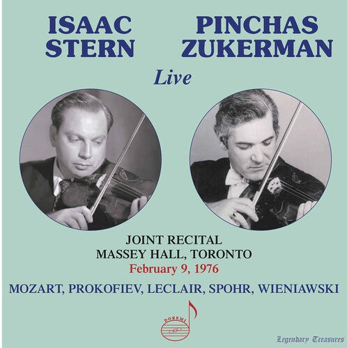 Mozart, Leclair, Prokofiev: Isaac Stern & Pinchas Zukerman Live / Stern, Zukerman