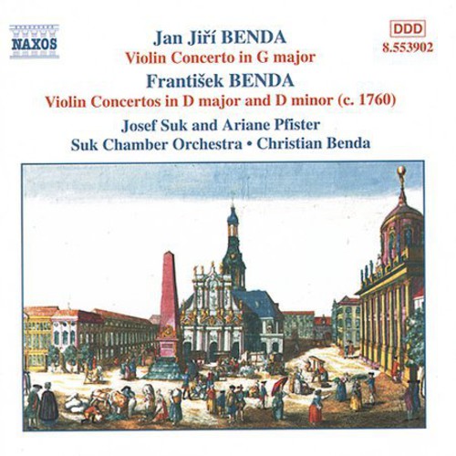 Jan Jiri And Frantisek Benda: Violin Concertos Vol 1