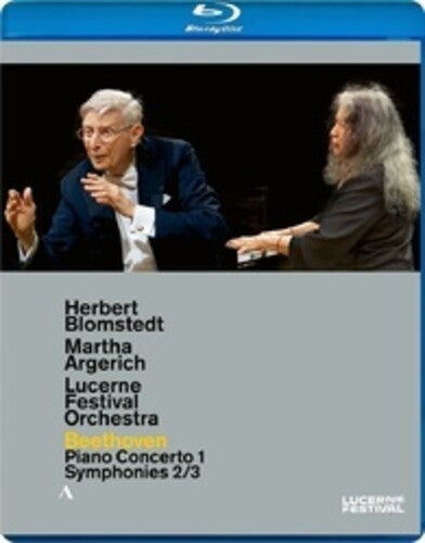 Beethoven: Piano Concerto No. 1 - Symphonies Nos. 2 and 3 / Blomstedt, Argerich, Lucerne Festival Orchestra [Blu-ray]