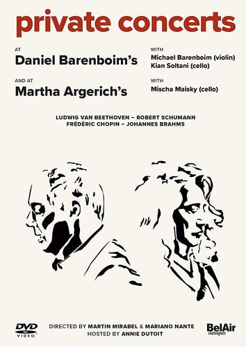 Beethoven, Schumann, Chopin, Brahms: Private Concerts at Daniel Barenboim's [DVD]