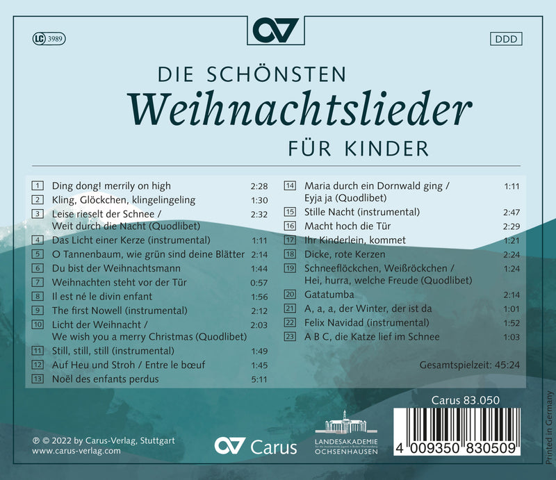 Die schönsten Weihnachtslieder - Christmas for Children / Ulmer Spatzen Choir