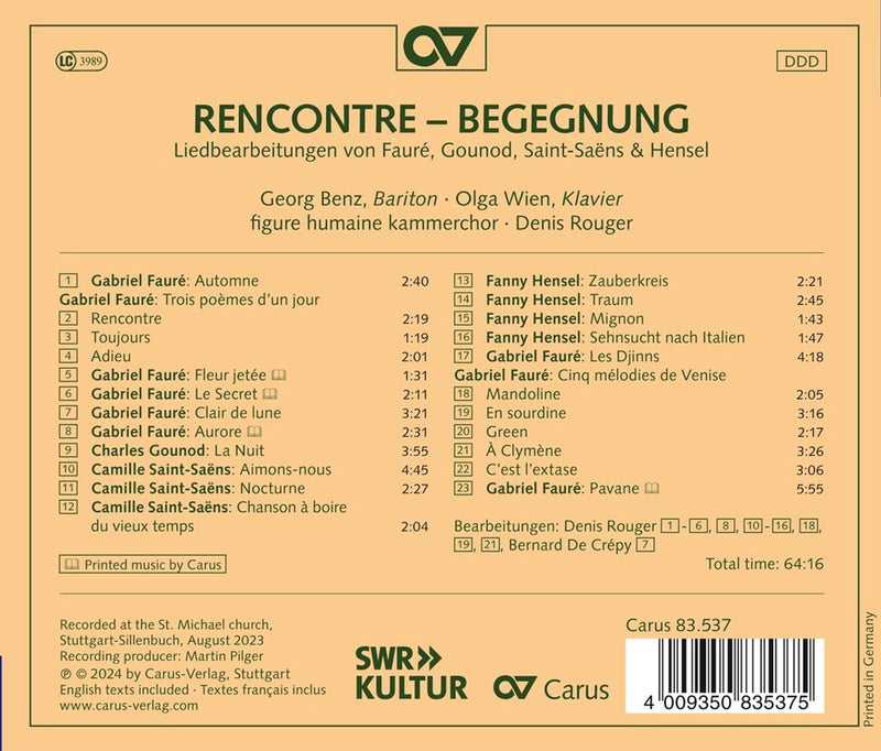 Rencontre – Begegnung
