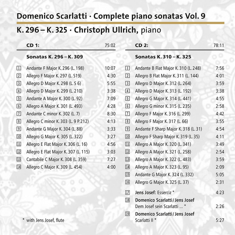 Scarlatti: Complete Piano Sonatas, Vol. 9 / Ullrich