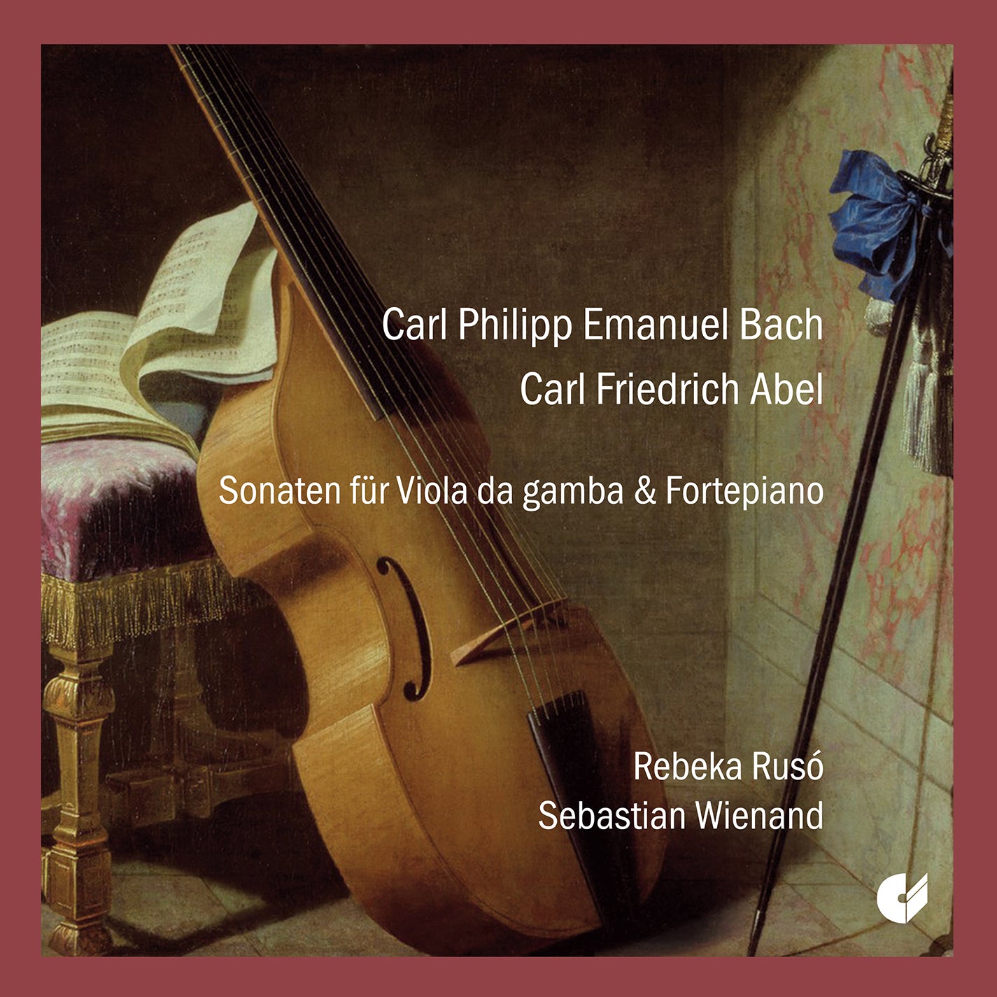 Abel & C.P.E. Bach: Viola da gamba Sonatas / Rusó, Wienand