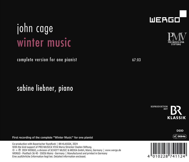 Cage: Winter Music - Complete Version for One Pianist