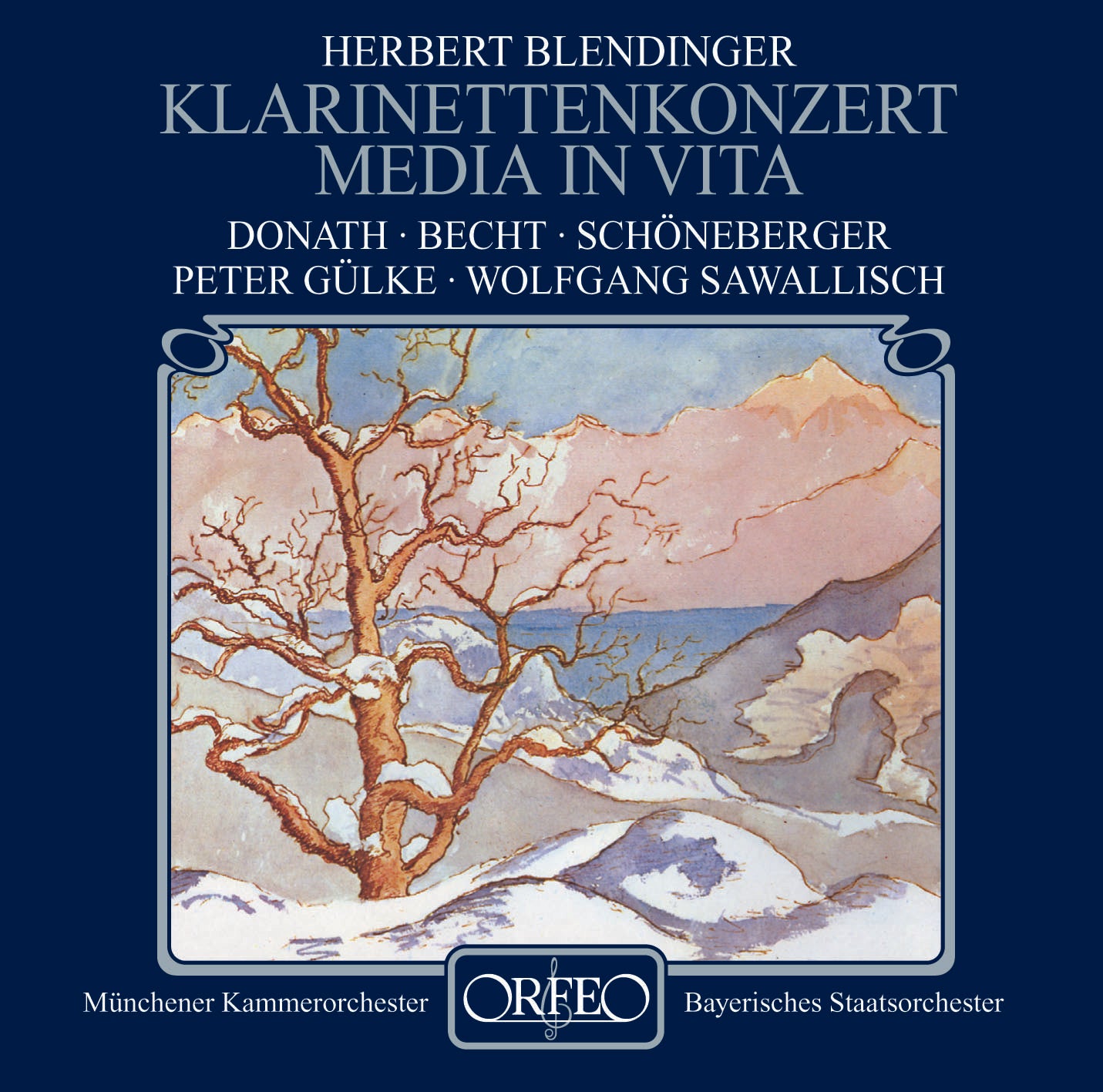 Blendinger: Clarinet Concerto, Etc / Schoneberger, Donath