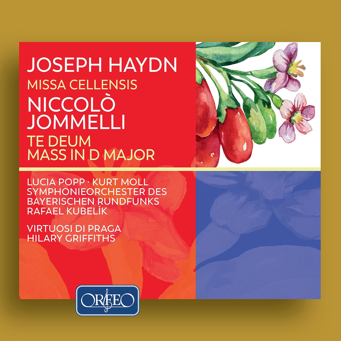 Haydn: Missa Cellensis & Jommelli: Te Deum and Mass in D major / Kubelik, Bavarian Radio Symphony Orchestra and Choir