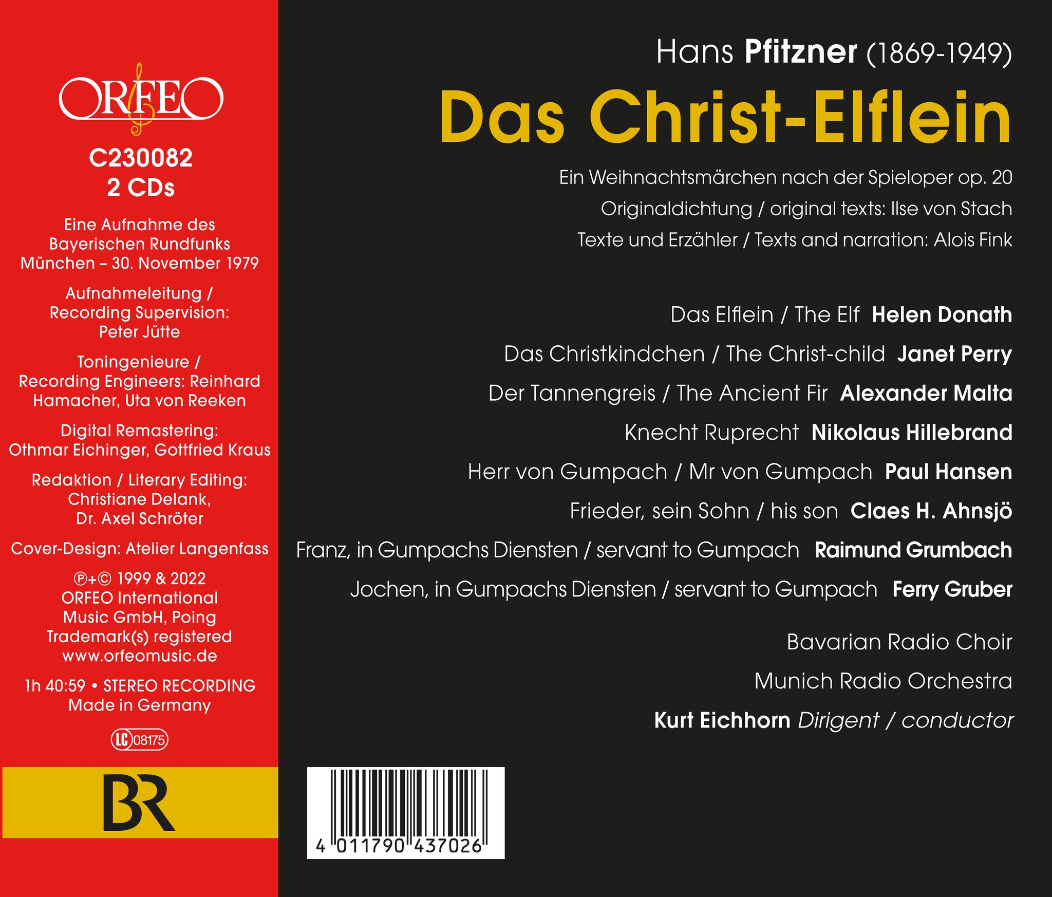 Edith Pfitzner Pfitzner: The Christmas Elf / Eichhorn, Munich Radio Orchestra – ArkivMusic