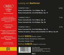 Beethoven: 5 Piano Concertos & Choral Fantasy / Serkin, Kubelik, BRSO