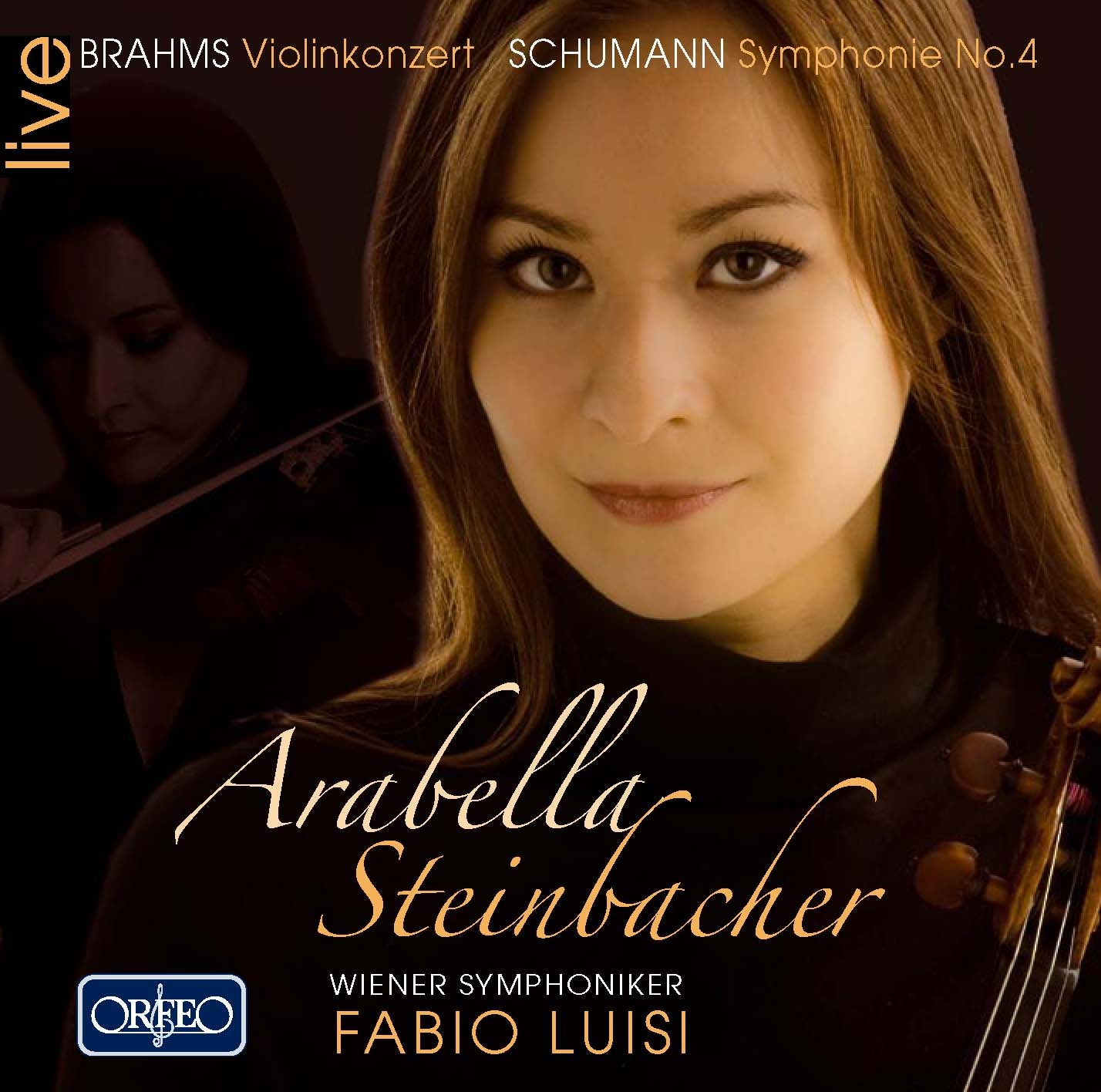 Brahms: Violin Concerto; Schumann: Symphony No 4 / Steinbacher, Luisi