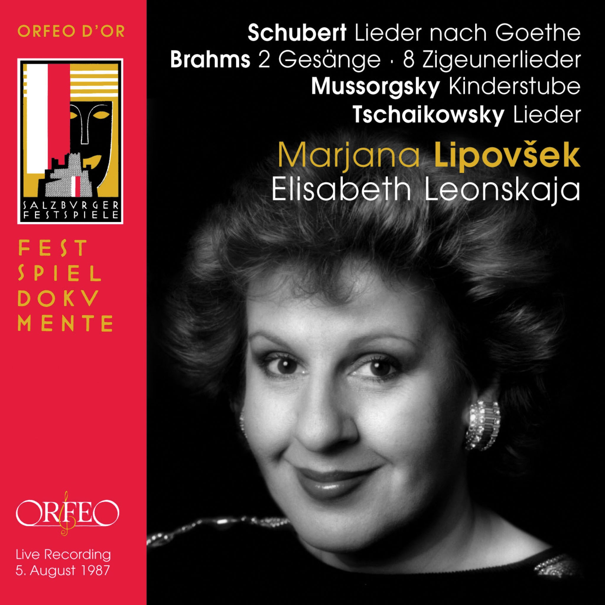 Brahms, Mussorgsky, Schubert, Tchaikovsky / Lipovsek, Leonskaya, Riebl