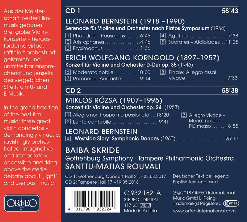 American Concertos / Skride, Rouvali, Gothenburg Symphony, Tampere Philharmonic