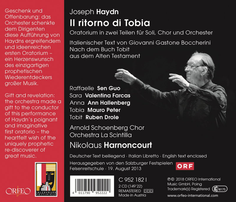 Il Ritorno di Tobia / Harnoncourt