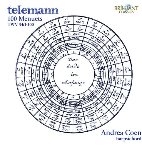 Telemann: 100 Menuets TWV 34:1-100 / Coen