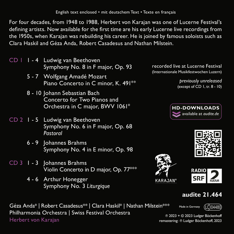 Herbert von Karajan - The Early Lucerne Years