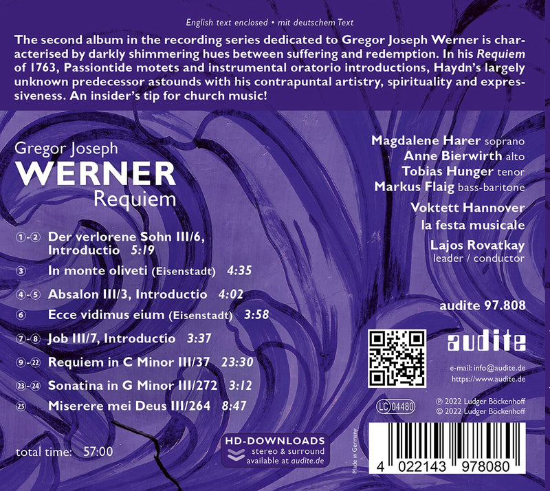 Gregor Joseph Werner, Vol. 2 - Requiem