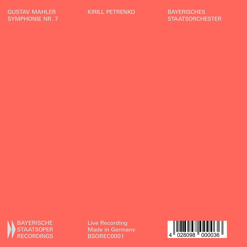 Mahler: Symphony No. 7 / Petrenko, Bayerisches Staatsorchester