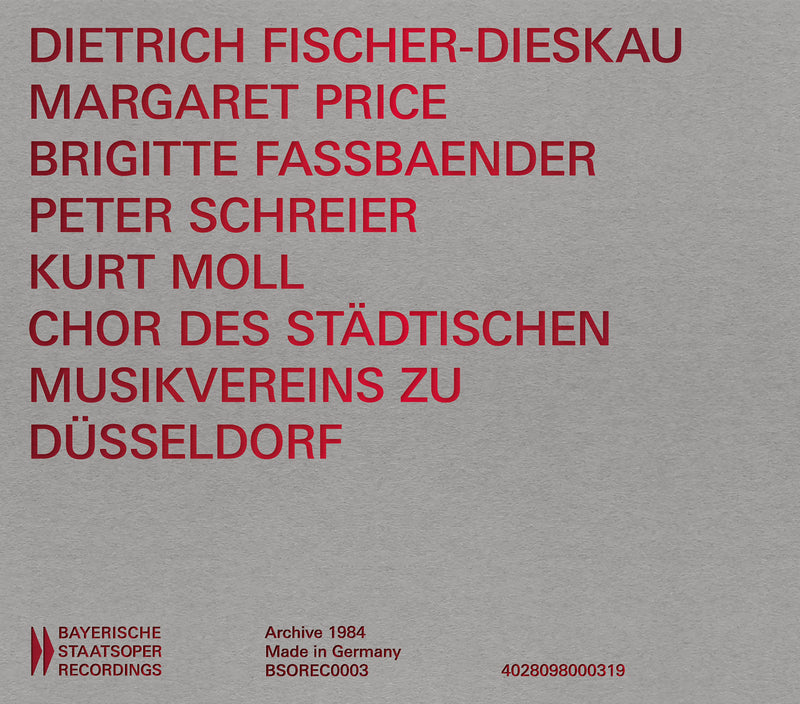 Mendelssohn: Elias / Sawallisch, Bavarian State Orchestra