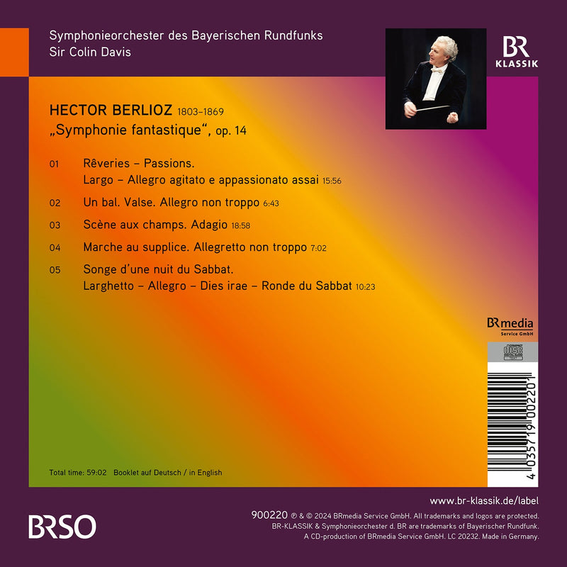 Berlioz: Symphonie fantastique / Davis, BRSO