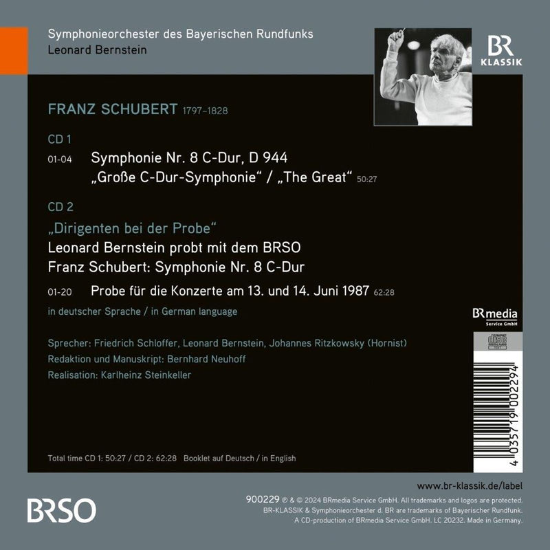 Schubert: Symphony in C, D. 944 "The Great" / Bernstein, BRSO