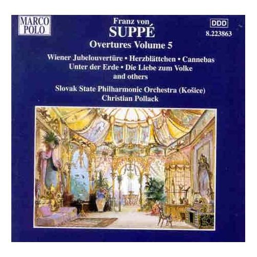 Suppé: Overtures Vol 5 / Christian Pollack, Slovak State Po
