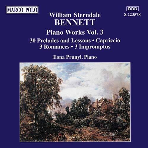 Bennett: Piano Works Vol 3 / Ilona Prunyi