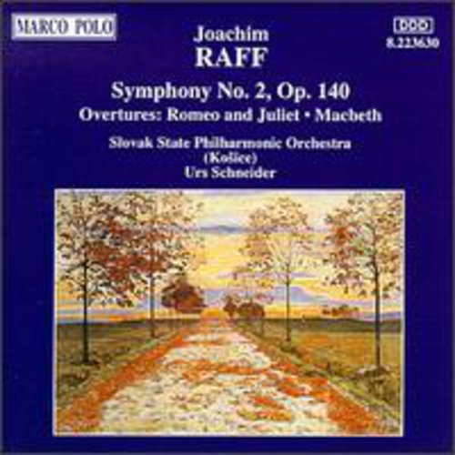 Raff: Symphony No 2, Overtures / Schneider, Slovak State Po