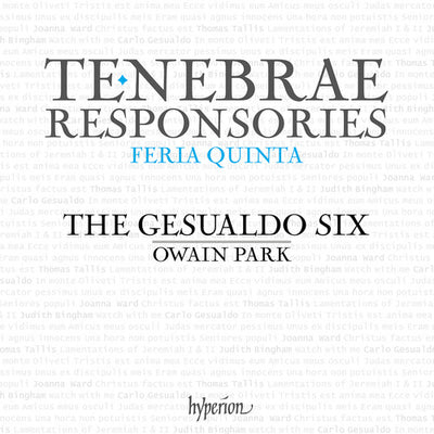 GESUALDO: TENEBRAE RESPONSORIES FOR MAUNDY