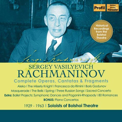 Rachmaninoff: Complete Operas & Cantatas, 1929-1963 plus Songs & Piano Concertos