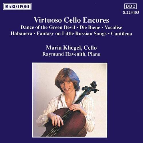 Virtuoso Cello Encores / Maria Kliegel, Raymund Havenith