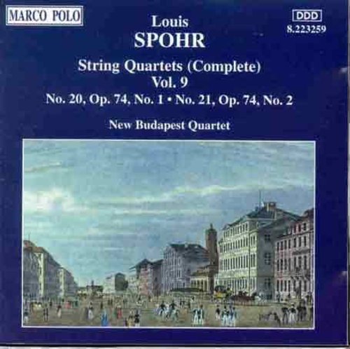 Spohr: String Quartets Vol 9 / New Budapest Quartet