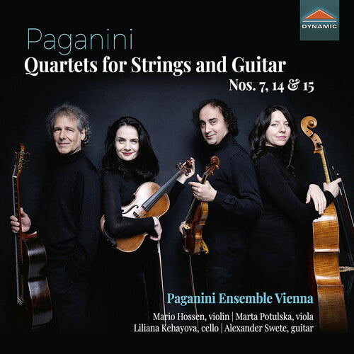 Paganini: Quartets for Strings & Guitar Nos. 7, 14 & 15