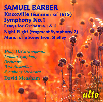 SAMUEL BARBER: SYM NO. 1 / ESSAYS NOS. 1 & 2