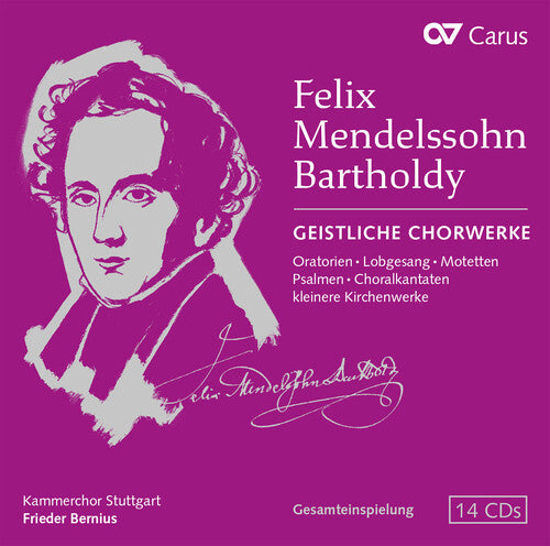 Mendelssohn: Sacred Choral Music [14 CD] / Bernius, Stuttgart Chamber Choir