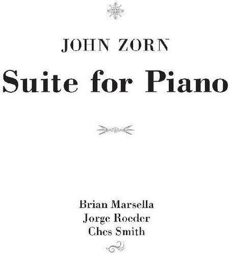 SUITE FOR PIANO