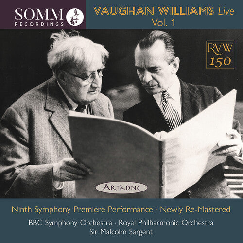 Vaughan Williams Live Vol. 1 / Sargent, BBC Symphony & Royal Philharmonic Orchestras