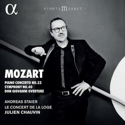 Mozart: Piano Concerto No. 23; Symphony No. 40 / Staier, Chauvin, Concert de la Loge