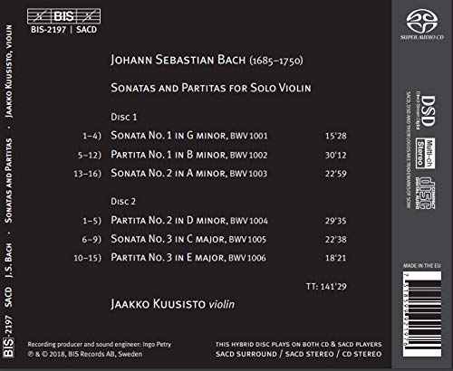 Bach: Violin Sonatas & Partitas / Kuusisto