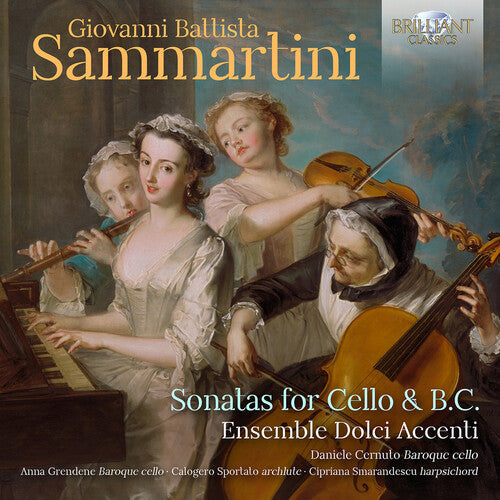 Sammartini: Sonatas for Cello & Bass Continuo / Ensemble Dolci Accenti