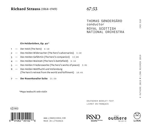Strauss: Ein Heldenleben & Der Rosenkavalier Suite / Sondergaard, RSNO