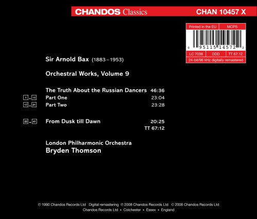 Bax: Orchestral Works Vol 9 / Bryden Thomson, London PO