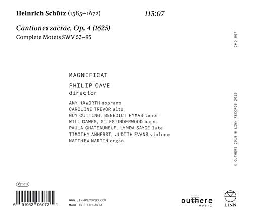 Schutz: Cantiones Sacrae / Magnificat